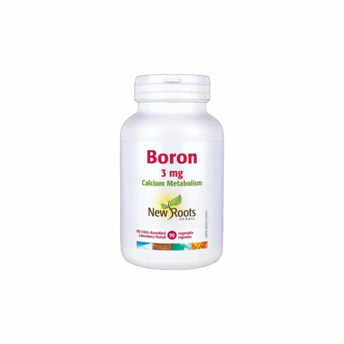 New Roots Boron 3mg 90 Vegetable Capsules
