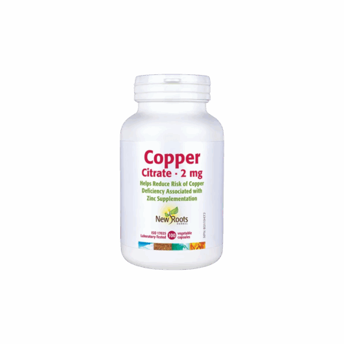 New Roots Copper 2mg 100 Vegetable Capsules
