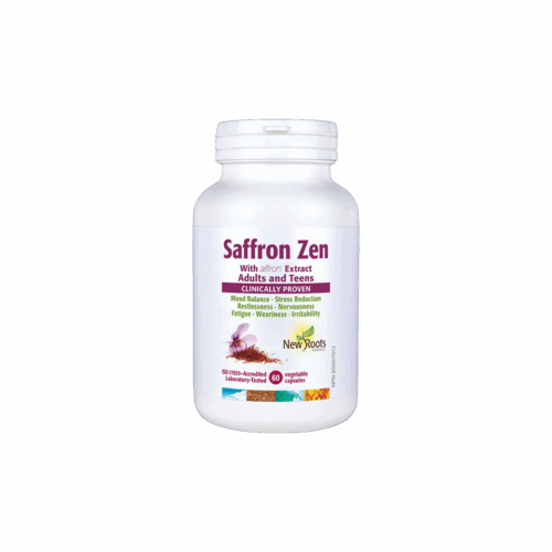 New Roots Herbal Saffron Zen 60 Vegetable Capsules
