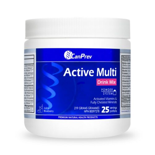 CanPrev Active Multi – Drink Mix – Juicy Blueberry 219g