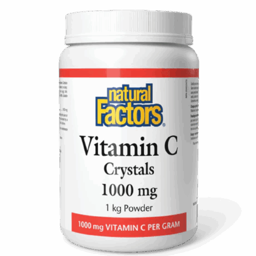 Natural Factors Vitamin C Crystals 1000 mg 1Kg