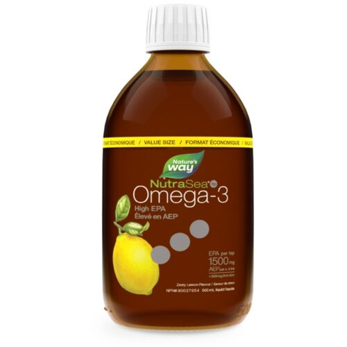 NutraSea HP Omega-3, Lemon 16.9 fl oz 500 ml