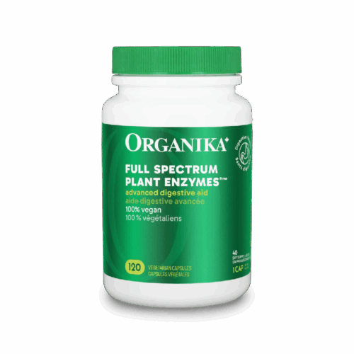 Organika Full Spectrum Plant Enzymes 120 Caps
