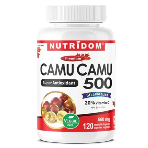 Nutridom Camu Camu 500 mg Vitamin C Antioxidant Support 120 Vcaps